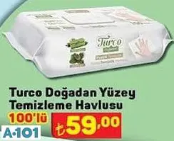 TURCO YÜZEY TEMİZLEME HAVLUSU TURCO YÜZEY TEMİZLEME HAVLUSU